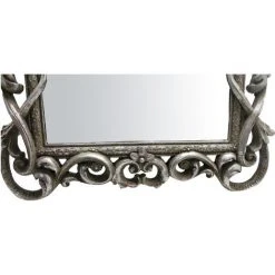 BISCOTTINI Miroir Avec Soutien L29.5xPR2xH39 Cm Avec Finition Argent Et Finition Blanche Antique -Miroir Soldes Boutique 18529115 2