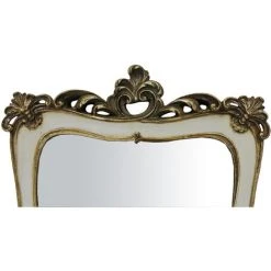 BISCOTTINI Miroir Mural à Accrocher L40xPR4xH54 Cm, Finition Antique Argenté/blanc 8 BISCOTTINI Miroir Mural à Accrocher L40xPR4xH54 Cm, Finition Antique Argenté/blanc -Miroir Soldes Boutique 18529120 3