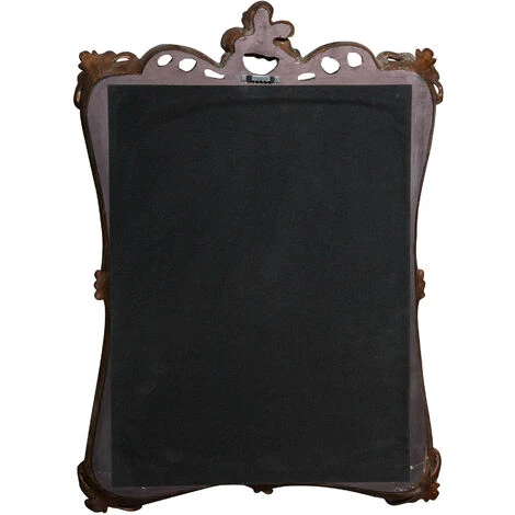 BISCOTTINI Miroir Mural à Accrocher L40xPR4xH54 Cm, Finition Antique Argenté/blanc 6 BISCOTTINI Miroir Mural à Accrocher L40xPR4xH54 Cm, Finition Antique Argenté/blanc – Image 4