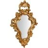 BISCOTTINI Miroir Mural à Accrocher En Bois Finition Feuille Or Vieilli Aux Dimensions L42 XPR5,5 XH62 Cm Made In Italy -Miroir Soldes Boutique 18529531 1