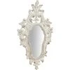 BISCOTTINI Miroir Mural à Accrocher En Bois Finition Blanche Vieillie Aux Dimensions Made In Italy -Miroir Soldes Boutique 18529534 1
