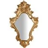 BISCOTTINI Miroir Mural à Accrocher En Bois Finition Feuille Or Vieilli Aux Dimensions L25 XPR2,5 XH40 Cm Made In Italy -Miroir Soldes Boutique 18529537 1