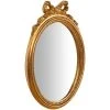 BISCOTTINI Miroir Mural à Accrocher En Bois Finition Feuille Or Vieilli Aux Dimensions L22 XPR2,5 XH32 Cm Made In Italy -Miroir Soldes Boutique 18529547 1