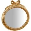 BISCOTTINI Miroir Mural à Accrocher En Bois Finition Feuille Or Vieilli Aux Dimensions L28 XPR3 XH27 Cm Made In Italy -Miroir Soldes Boutique 18529548 1
