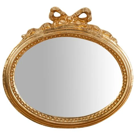 BISCOTTINI Miroir Mural à Accrocher En Bois Finition Feuille Or Vieilli Aux Dimensions L28 XPR3 XH27 Cm Made In Italy 4 BISCOTTINI Miroir Mural à Accrocher En Bois Finition Feuille Or Vieilli Aux Dimensions L28 XPR3 XH27 Cm Made In Italy – Image 2