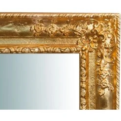 BISCOTTINI Miroir Mural à Accrocher En Bois Affichage Verticale/horizontale Finition Feuille Or Vieilli Aux Dimensions L91xPR5 XH111 10 BISCOTTINI Miroir Mural à Accrocher En Bois Affichage Verticale/horizontale Finition Feuille Or Vieilli Aux Dimensions L91xPR5 XH111 -Miroir Soldes Boutique 18529557 4