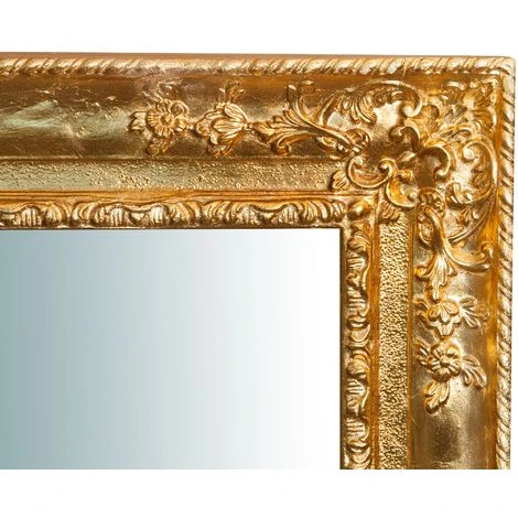 BISCOTTINI Miroir Mural à Accrocher En Bois Affichage Verticale/horizontale Finition Feuille Or Vieilli Aux Dimensions L91xPR5 XH111 6 BISCOTTINI Miroir Mural à Accrocher En Bois Affichage Verticale/horizontale Finition Feuille Or Vieilli Aux Dimensions L91xPR5 XH111 – Image 4