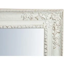 BISCOTTINI Miroir Mural à Accrocher En Bois Ffichage Verticale/horizontale Finition Blanche Vieillie Aux Dimensions L91xPR5 XH111 Cm Made -Miroir Soldes Boutique 18529558 4