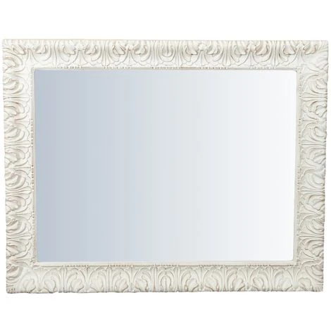 BISCOTTINI Miroir Mural à Accrocher En Bois Affichage Verticale/horizontale Finition Blanche Vieillie Aux Dimensions L83 XPR5,5 XH105 4 BISCOTTINI Miroir Mural à Accrocher En Bois Affichage Verticale/horizontale Finition Blanche Vieillie Aux Dimensions L83 XPR5,5 XH105 – Image 2