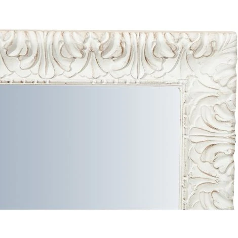 BISCOTTINI Miroir Mural à Accrocher En Bois Affichage Verticale/horizontale Finition Blanche Vieillie Aux Dimensions L83 XPR5,5 XH105 5 BISCOTTINI Miroir Mural à Accrocher En Bois Affichage Verticale/horizontale Finition Blanche Vieillie Aux Dimensions L83 XPR5,5 XH105 – Image 3