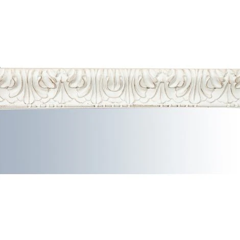 BISCOTTINI Miroir Mural à Accrocher En Bois Affichage Verticale/horizontale Finition Blanche Vieillie Aux Dimensions L83 XPR5,5 XH105 6 BISCOTTINI Miroir Mural à Accrocher En Bois Affichage Verticale/horizontale Finition Blanche Vieillie Aux Dimensions L83 XPR5,5 XH105 – Image 4