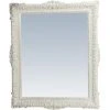 BISCOTTINI Miroir Mural à Accrocher En Bois Finition Blanche Vieillie Aux Dimensions L93 XPR5,5 XH107 Cm Made In Italy -Miroir Soldes Boutique 18529562 1