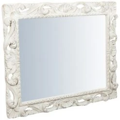 BISCOTTINI Miroir Mural à Accrocher En Bois Affichage Verticale/horizontale Finition Blanche Vieillie Aux Dimensions L94 XPR6,5 Cm Made In 9 BISCOTTINI Miroir Mural à Accrocher En Bois Affichage Verticale/horizontale Finition Blanche Vieillie Aux Dimensions L94 XPR6,5 Cm Made In -Miroir Soldes Boutique 18529563 3