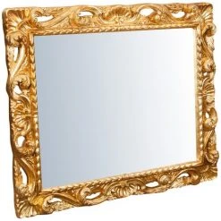 BISCOTTINI Miroir Mural à Accrocher En Bois Affichage Verticale/horizontale Finition Feuille Or Vieilli Aux Dimensions L94 XPR6,5 XH11 Cm 9 BISCOTTINI Miroir Mural à Accrocher En Bois Affichage Verticale/horizontale Finition Feuille Or Vieilli Aux Dimensions L94 XPR6,5 XH11 Cm -Miroir Soldes Boutique 18529564 3