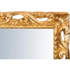 BISCOTTINI Miroir Mural à Accrocher En Bois Affichage Verticale/horizontale Finition Feuille Or Vieilli Aux Dimensions L94 XPR6,5 XH11 Cm 10 BISCOTTINI Miroir Mural à Accrocher En Bois Affichage Verticale/horizontale Finition Feuille Or Vieilli Aux Dimensions L94 XPR6,5 XH11 Cm -Miroir Soldes Boutique 18529564 4