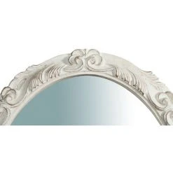 BISCOTTINI Miroir Mural à Accrocher En Bois Affichage Verticale/horizontale Finition Feuille D'or Vieilli Aux Dimensions L78 XPR7xH98 Cm M -Miroir Soldes Boutique 18529565 4