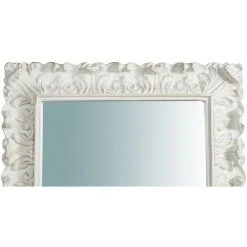 BISCOTTINI Miroir Mural à Accrocher En Bois Affichage Verticale/horizontale Finition Feuille Blanche Vieilli Aux Dimensions L76 Xpr6 X Cm 11 BISCOTTINI Miroir Mural à Accrocher En Bois Affichage Verticale/horizontale Finition Feuille Blanche Vieilli Aux Dimensions L76 Xpr6 X Cm -Miroir Soldes Boutique 18529566 5