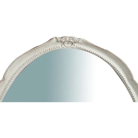 BISCOTTINI Miroir Mural à Accrocher En Bois Affichage Verticale/horizontale Finition Blanche Vieilllie Aux Dimensions L53 XPR3,5 XH72 Cm 6 BISCOTTINI Miroir Mural à Accrocher En Bois Affichage Verticale/horizontale Finition Blanche Vieilllie Aux Dimensions L53 XPR3,5 XH72 Cm – Image 4