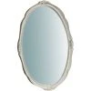 BISCOTTINI Miroir Mural à Accrocher En Bois Affichage Verticale/horizontale Finition Blanche Vieillie Aux Dimensions L43 XPR3,5 XH61 Cm M -Miroir Soldes Boutique 18529570 1