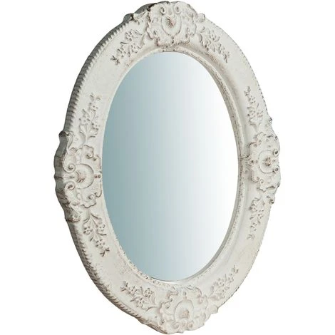 BISCOTTINI Miroir Mural à Accrocher En Bois Affichage Verticale/horizontale Finition Blanche Vieillie Aux Dimensions L32 XPR2,5 XH26 Cm Ma 3 BISCOTTINI Miroir Mural à Accrocher En Bois Affichage Verticale/horizontale Finition Blanche Vieillie Aux Dimensions L32 XPR2,5 XH26 Cm Ma