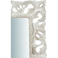 BISCOTTINI Miroir Mural à Accrocher En Bois Affichage Verticale/horizontale Finition Blanche Vieillie Aux Dimensions L82 XPR5 XH101 Cm Mad 10 BISCOTTINI Miroir Mural à Accrocher En Bois Affichage Verticale/horizontale Finition Blanche Vieillie Aux Dimensions L82 XPR5 XH101 Cm Mad -Miroir Soldes Boutique 18529578 4