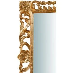 BISCOTTINI Miroir Mural à Accrocher En Bois Affichage Verticale/horizontale Finition Or Vieilli Aux Dimensions L70 XPR4 XH90 Cm Made In It -Miroir Soldes Boutique 18529584 5