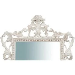 BISCOTTINI Miroir Mural à Accrocher En Bois Finition Blanche Vieillie Aux Dimensions L45XPR4XH61 Cm Made In Italy 9 BISCOTTINI Miroir Mural à Accrocher En Bois Finition Blanche Vieillie Aux Dimensions L45XPR4XH61 Cm Made In Italy -Miroir Soldes Boutique 18529593 3