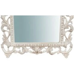 BISCOTTINI Miroir Mural à Accrocher En Bois Finition Blanche Vieillie Aux Dimensions L45XPR4XH61 Cm Made In Italy 11 BISCOTTINI Miroir Mural à Accrocher En Bois Finition Blanche Vieillie Aux Dimensions L45XPR4XH61 Cm Made In Italy -Miroir Soldes Boutique 18529593 5