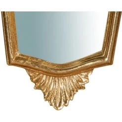 BISCOTTINI Miroir Mural à Accrocher En Bois Finition Feuille Or Vieilli Aux Dimensions L20XPR2XH39 Cm Made In Italy -Miroir Soldes Boutique 18529598 5