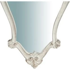 BISCOTTINI Miroir Mural à Accrocher Bois Finition Blanche Vieillie Aux Dimensions Made In Italy -Miroir Soldes Boutique 18529604 5