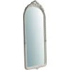 BISCOTTINI Miroir Mural à Accrocher En Bois Finition Blanche Vieillie Aux Dimensions L40XPR5,5X98 Cm Made In Italy -Miroir Soldes Boutique 18529605 1