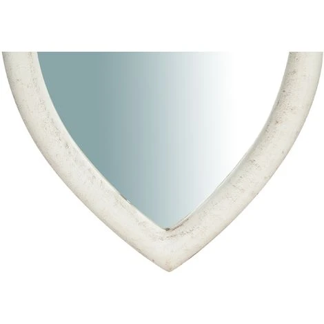 BISCOTTINI Miroir Mural à Accrocher En Bois Finition Blanche Vieillie Aux Dimensions L21XPR2XH28 Cm Made In Italy 6 BISCOTTINI Miroir Mural à Accrocher En Bois Finition Blanche Vieillie Aux Dimensions L21XPR2XH28 Cm Made In Italy – Image 4