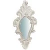 BISCOTTINI Miroir Mural à Accrocher En Bois Finition Blanche Vieillie Aux Dimensions L20XPR3XH35 Cm Made In Italy -Miroir Soldes Boutique 18529623 1