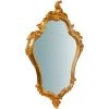 BISCOTTINI Miroir Mural à Accrocher En Bois Finition Feuille Or Vieilli Aux Dimensions L57XPR5XH90 Cm Made In Italy -Miroir Soldes Boutique 18529626 1