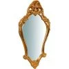 BISCOTTINI Miroir Mural à Accrocher En Bois Finition Feuille Or Vieilli Aux Dimensions L41XPR6XH77 Cm Made In Italy -Miroir Soldes Boutique 18529630 1