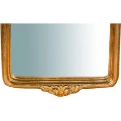 BISCOTTINI Miroir Mural à Accrocher En Bois Finition Feuille Or Vieilli Aux Dimensions L28XPR5XH69 Cm Made In Italy -Miroir Soldes Boutique 18529631 5