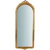 BISCOTTINI Miroir Mural à Accrocher En Bois Finition Feuille Or Vieilli Aux Dimensions L34XPR5XL87 Cm Made In Italy -Miroir Soldes Boutique 18529632 1