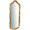 BISCOTTINI Miroir Mural à Accrocher En Bois Finition Feuille Or Vieilli Aux Dimensions L33XPR3XH79 Cm Made In Italy -Miroir Soldes Boutique 18529637 1