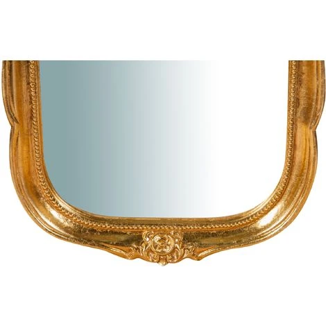 BISCOTTINI Miroir Mural à Accrocher En Bois Finition Feuille Or Vieilli Aux Dimensions L33XPR3XH79 Cm Made In Italy 7 BISCOTTINI Miroir Mural à Accrocher En Bois Finition Feuille Or Vieilli Aux Dimensions L33XPR3XH79 Cm Made In Italy – Image 5