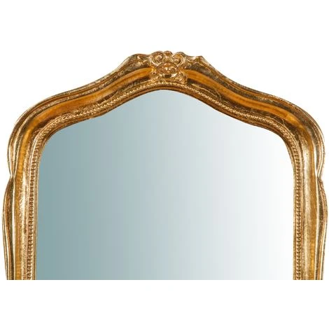 BISCOTTINI Miroir Mural à Accrocher En Bois Finition Feuille Or Vieilli Aux Dimensions L47XPR4XH100 Cm Made In Italy 5 BISCOTTINI Miroir Mural à Accrocher En Bois Finition Feuille Or Vieilli Aux Dimensions L47XPR4XH100 Cm Made In Italy – Image 3