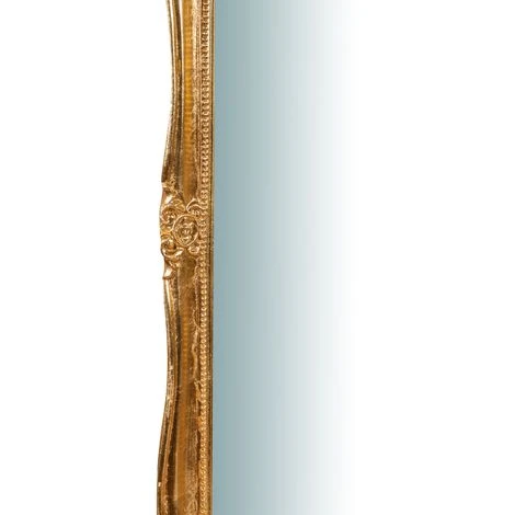 BISCOTTINI Miroir Mural à Accrocher En Bois Finition Feuille Or Vieilli Aux Dimensions L47XPR4XH100 Cm Made In Italy 7 BISCOTTINI Miroir Mural à Accrocher En Bois Finition Feuille Or Vieilli Aux Dimensions L47XPR4XH100 Cm Made In Italy – Image 5