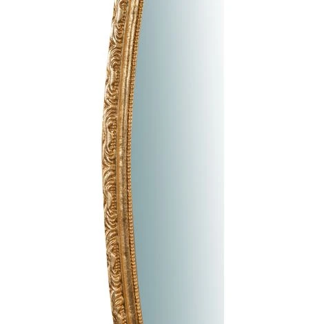 BISCOTTINI Miroir Mural à Accrocher En Bois Finition Feuille Or Vieilli Aux Dimensions L52XPR4,5XH133 Cm Made In Italy 5 BISCOTTINI Miroir Mural à Accrocher En Bois Finition Feuille Or Vieilli Aux Dimensions L52XPR4,5XH133 Cm Made In Italy – Image 3