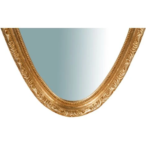 BISCOTTINI Miroir Mural à Accrocher En Bois Finition Feuille Or Vieilli Aux Dimensions L52XPR4,5XH133 Cm Made In Italy 7 BISCOTTINI Miroir Mural à Accrocher En Bois Finition Feuille Or Vieilli Aux Dimensions L52XPR4,5XH133 Cm Made In Italy – Image 5