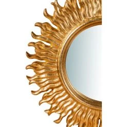 BISCOTTINI Miroir Mural à Accrocher En Bois Finition Feuille Or Vieilli Aux Dimensions L56 In Italy L56XPR5 Taly L56XPR3XH56 Cm Made In It -Miroir Soldes Boutique 18529649 4