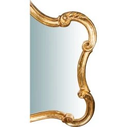 BISCOTTINI Miroir Mural à Accrocher En Bois En Finition D'or Antique L71XPR5XH82 Cm Made In Italy -Miroir Soldes Boutique 18545725 4