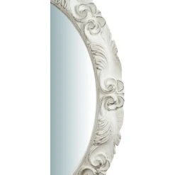 BISCOTTINI Miroir Mural à Accrocher Vertical/horizontal En Bois Finition Blanche Antique L66XPR4, 5XH88 Cm Made In Italy -Miroir Soldes Boutique 18545728 4