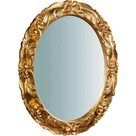 BISCOTTINI Miroir Mural à Accrocher Vertical/horizontal En Bois Finition Feuille D'or Antique L66XPR4, 5XH88cm Made In Italy 3 BISCOTTINI Miroir Mural à Accrocher Vertical/horizontal En Bois Finition Feuille D'or Antique L66XPR4, 5XH88cm Made In Italy