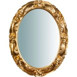 BISCOTTINI Miroir Mural à Accrocher Vertical/horizontal En Bois Finition Feuille D'or Antique L66XPR4, 5XH88cm Made In Italy 8 BISCOTTINI Miroir Mural à Accrocher Vertical/horizontal En Bois Finition Feuille D'or Antique L66XPR4, 5XH88cm Made In Italy -Miroir Soldes Boutique 18545731 2