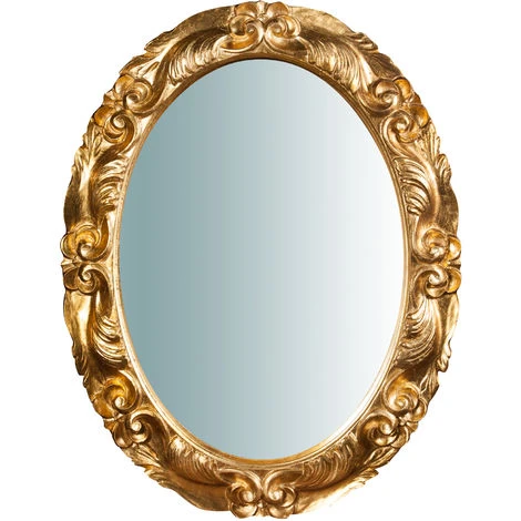 BISCOTTINI Miroir Mural à Accrocher Vertical/horizontal En Bois Finition Feuille D'or Antique L66XPR4, 5XH88cm Made In Italy 4 BISCOTTINI Miroir Mural à Accrocher Vertical/horizontal En Bois Finition Feuille D'or Antique L66XPR4, 5XH88cm Made In Italy – Image 2