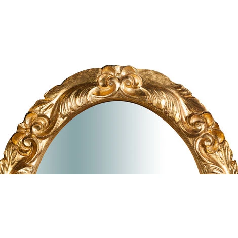 BISCOTTINI Miroir Mural à Accrocher Vertical/horizontal En Bois Finition Feuille D'or Antique L66XPR4, 5XH88cm Made In Italy 5 BISCOTTINI Miroir Mural à Accrocher Vertical/horizontal En Bois Finition Feuille D'or Antique L66XPR4, 5XH88cm Made In Italy – Image 3